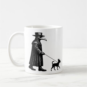 Mug Plague Doctor Walking Chihuahua