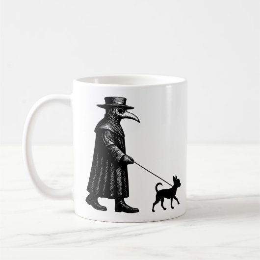 Mug Plague Doctor Walking Chihuahua (Gauche)