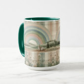 Mug Plaid Arc-en-Ciel (Devant gauche)