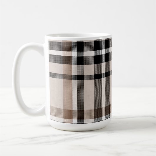 Mug Plaid beige (Gauche)