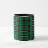 Mug Plaid blanc de Kelly/noir vert irlandais vert de (Centre)