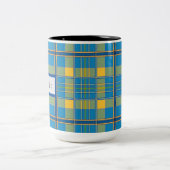 Mug Plaid bleu clair, 15 oz (Centre)
