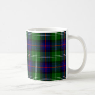 Mug plaid bleu vert de tartan du sud