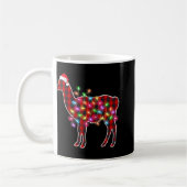 Mug Plaid Buffalo Llama Christmas Pajamas Xmas Lights (Gauche)