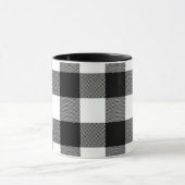 Mug Plaid Buffalo Noir et Blanc (Centre)
