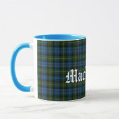 Mug Plaid de tartan écossais fait sur commande de clan (Gauche)