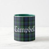 Mug Plaid de tartan traditionnel fait sur commande de (Centre)