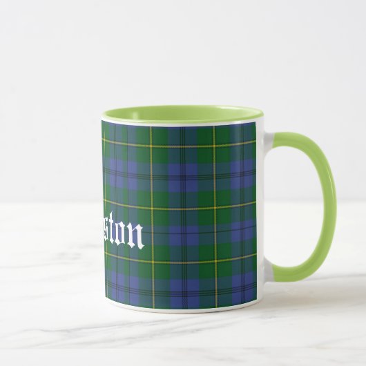 Mug Plaid de tartan traditionnel fait sur commande de (Droite)