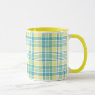 Mug Plaid en pastel