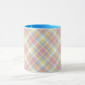 Mug Plaid en pastel de rayure (Centre)