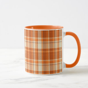 Mug Plaid orange