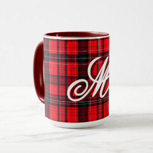 Mug Plaid Rouge traditionnel Tartan Collection populai