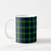 Mug Plaid vert bleu Lamont tartan (Gauche)