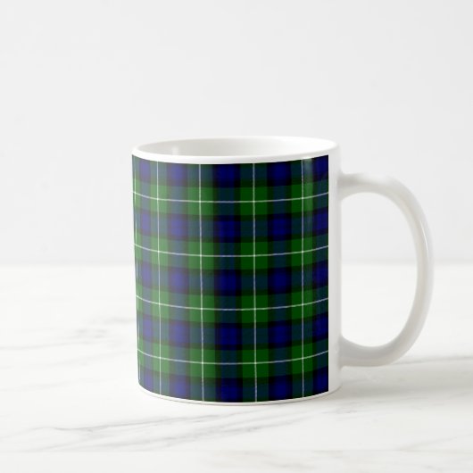 Mug Plaid vert bleu Lamont tartan (Droite)