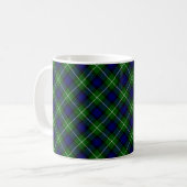 Mug Plaid vert bleu Lamont tartan (Devant gauche)