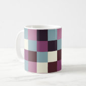 Mug Plaids couleur vintage (Devant gauche)