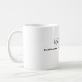 Mug Plain Elegant White Professional Modern (Gauche)