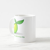 Mug Plaine de LimeSurvey (Devant gauche)