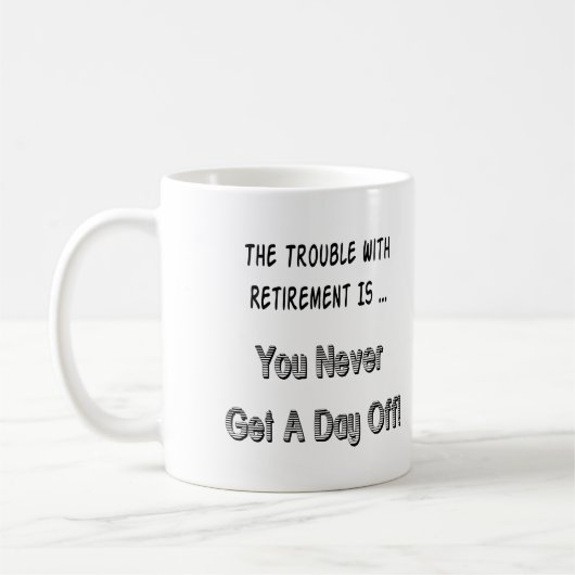 Mug Plainte de retraite (Gauche)