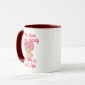 Mug Plaisant Personnalisable adorable Chat Funny Papa  (Devant gauche)