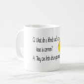 Mug Plaisanterie blonde (Devant gauche)