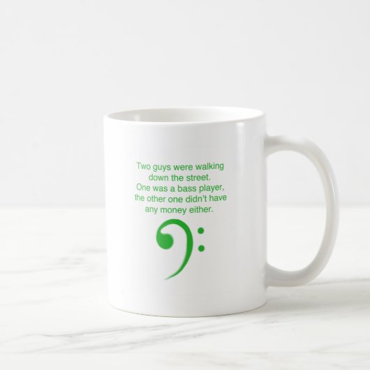 Mug Plaisanterie de bassiste (Droite)