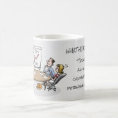 MUG PLAISANTERIE DE BUREAU - TRAVAIL D'ÉQUIPE - (Centre)