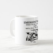 Mug plaisanterie de chambre de secours (Devant gauche)