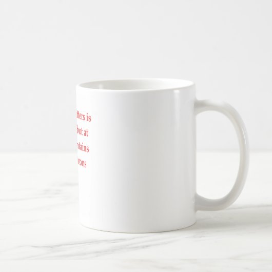 Mug plaisanterie de chimie (Droite)