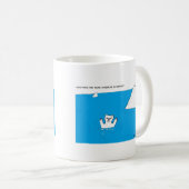 Mug Plaisanterie de chimie d'ours blanc (Devant droit)