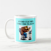 Mug Plaisanterie de CLICHÉ pour des auteurs et des (Gauche)