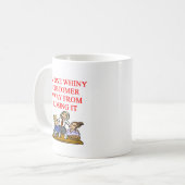 Mug Plaisanterie de cudtomer de SERVEUSE (Devant gauche)