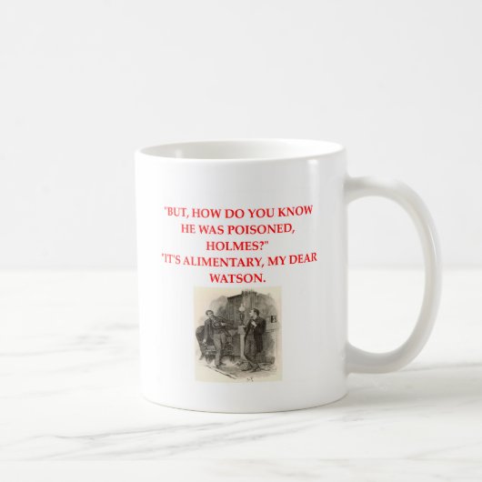 Mug plaisanterie de holmes de sherlock (Droite)