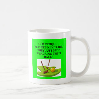 Mug Plaisanterie de joueur de CROQUET