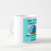 Mug plaisanterie de la limonade h2so4 (Devant gauche)