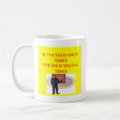 Mug plaisanterie de maths (Gauche)