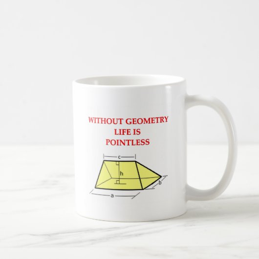Mug plaisanterie de maths (Droite)
