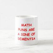 Mug plaisanterie de maths (Centre)