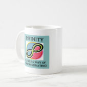 Mug Plaisanterie de maths d'INFINI (Devant gauche)