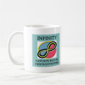 Mug Plaisanterie de maths d'INFINI (Gauche)