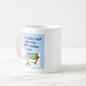 Mug plaisanterie de phd (Devant gauche)