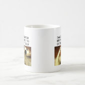 Mug Plaisanterie de physique de matière FONCÉE (Centre)