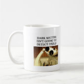 Mug Plaisanterie de physique de matière FONCÉE (Gauche)