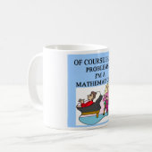 Mug Plaisanterie de psychologie de MATHS (Devant gauche)