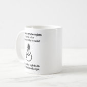 Mug Plaisanterie d'humour d'ampoule de combien de (Devant gauche)