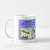 Mug plaisanterie d'ingénierie d'ingénieur (Gauche)