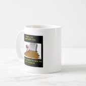 Mug plaisanterie d'Isaac Newton (Devant gauche)
