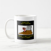 Mug plaisanterie d'Isaac Newton (Gauche)