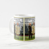 Mug Plaisanterie drôle d'arme à feu de smocks de (Devant gauche)