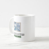 Mug Plaisanterie drôle de Windows - GeekShirts (Devant gauche)